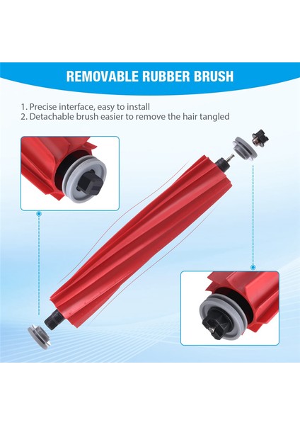 15PCS Xiaomi Roborock S7 Maxv / Plus / Ultra G10S / G10S Pro Robot Vakum Süpürge Parçaları (Yurt Dışından) fiyatları