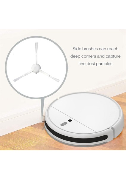 20 Paket Ana Fırça Yan Fırçalar Xiaomi Mijia 1c Için Filtre 1c STYTJ01ZHM Robot Vakum Süpürge Parçaları Aksesuarlar A (Yurt Dışından) fırsatları