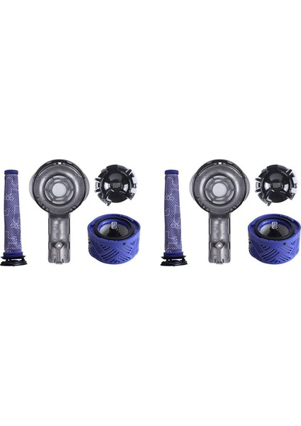 2x Motor Arka Kapak + Dyson V6 DC58 DC59 DC62 DC72 Vakum Süpürge Yükseltme Değiştirme Parçaları (Yurt Dışından)