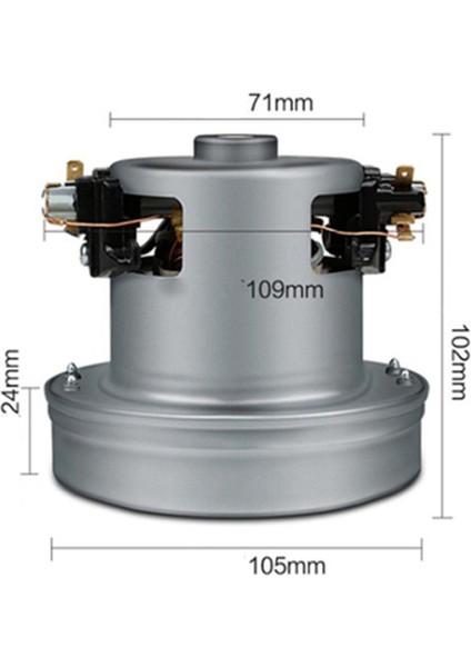 2x 1200W Evrensel Vakum Süpürge Motor Büyük Güç 105MM Çapı Vakum Süpürge Aksesuar Parçaları Değiştirme Kiti (Yurt Dışından) fırsatları