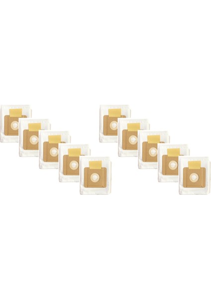 10 Adet Toz Torbaları Çatal-Archer Vc2 / Vc2 (Erp) / Vc2 Premium / Vc2 Premium (Erp) Vakum Süpürge Torbaları 2.863-236.0 (Yurt Dışından)