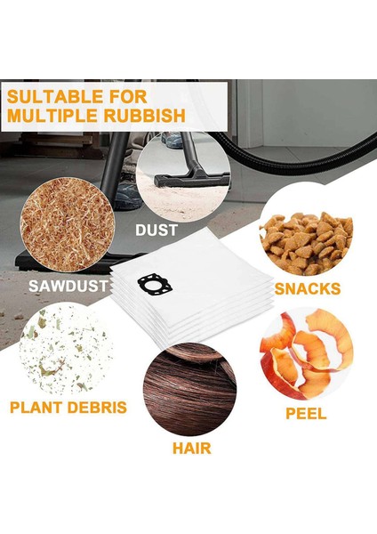 24 Paket Polar Filtre Torbaları Karcher Vakum Süpürge Wd4 Wd5 Wd6 Mv4 Mv5 Mv6, Toz Koruma Filtre Takıları (Yurt Dışından) indirimleri