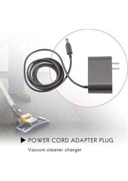 2x Dyson DC30 DC30 DC31 DC34 DC35 DC44 Dc4 DC54 DC56 Vakum Süpürge Güç Kablosu Adaptörü Değiştirilebilir Parçalar Abd Fişi (Yurt Dışından) modelleri