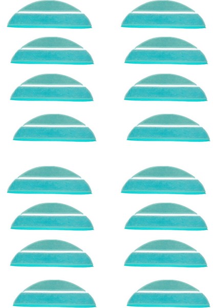 16PCS Cecotec Conga Ultra 2290 Aksesuarlar Için Mop Bezleri Robotik Vakum Süpürge Parçaları (Yurt Dışından)