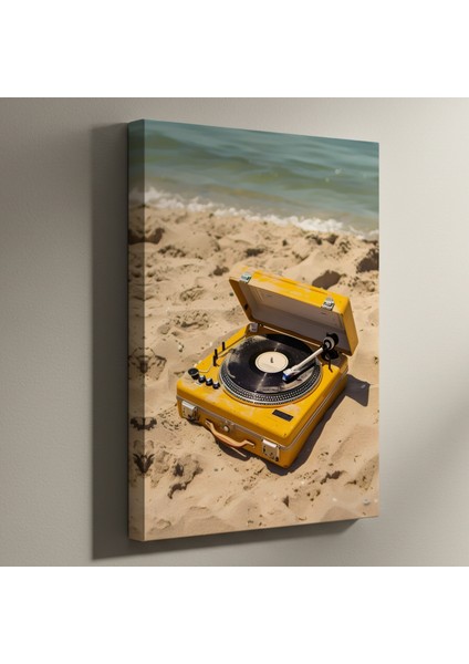 Plajda Plak Çalar Tablosu