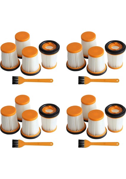 16 Pcs Yedek Vakum Filtresi Köpekbalığı W1 W1 WV200 WV201 WV205 WV220 Kablosuz Handheld Vakum Süpürge (Yurt Dışından)
