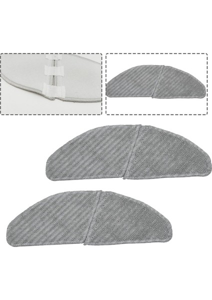 4pcs Modea S8+/ M7PRO Robot Vakum Aksesuarları Yedek Yedek Parçalar Paspas Bezleri Için Paspas Bezi (Yurt Dışından) fiyatları