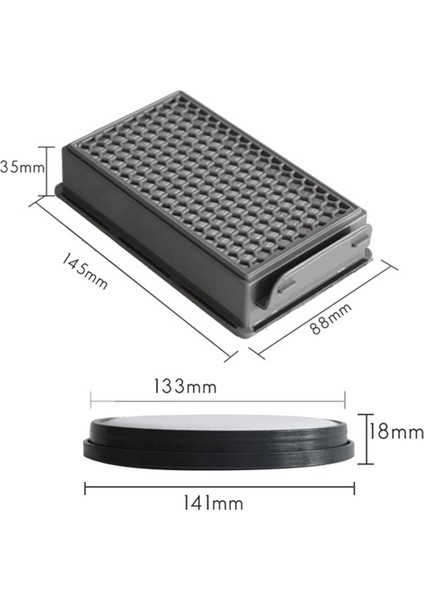 2x Toz Hepa Filtre Rowenta RO3715 RO3759 RO3759 RO3798 Moulınex/tefal Robot Vakum Süpürge Parçaları Için RO3799 (Yurt Dışından) modelleri