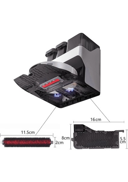 2x Bakım Fırçası ve Su Filtresi Montaj Aksesuarları Roborock S7 Max Ultra Tam Otomatik Boş Yıkama Doldurma (Yurt Dışından) fiyatları