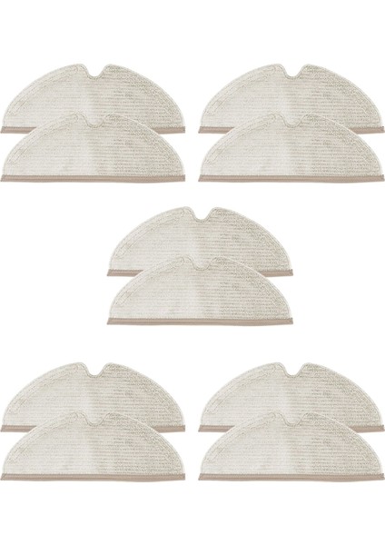 10PCS Paspas Bezleri Xiaomi Roborock S5 Max S6 Için Rags Aksesuarları S6 Maxv S51 S50 S55 E25 E35 Vakum Süpürge Parçaları (Yurt Dışından)