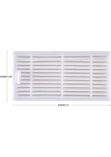 3x Sünger Hepa Filtre Yan Fırça Fırça Robot Chuwı Ilıfe V55 V50 V5 V5 V3 V3S V50 Pro X5 Aksesuarları (Yurt Dışından) fırsatları