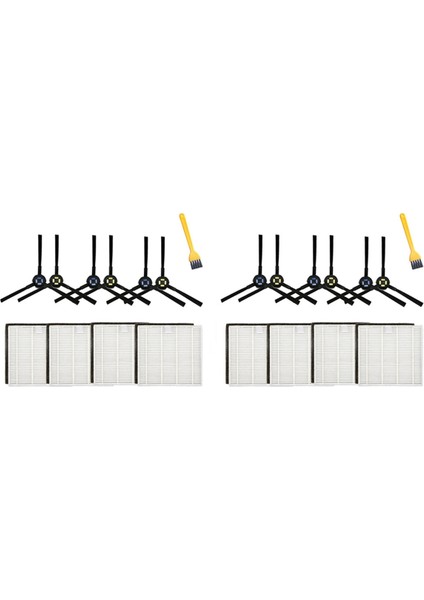 2x Yan Fırça Filtresi Yedek Aksesuarlar Ilıfe V8 V8S Plus Plus X750 X800 X785 V80 Max Vacum Robot Seçer (Yurt Dışından)