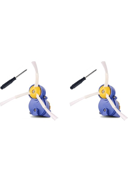 2x Yan Fırça Motor Modülü Irobot Roomba 500 600 700 800 900 I3 Serie Robot Vakum Süpürücü Yedek Motor Modülü (Yurt Dışından)