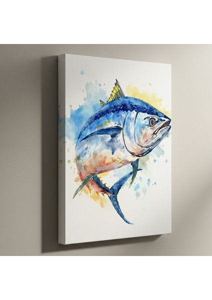 Akrilik Boya Balık Resmi Tablosu