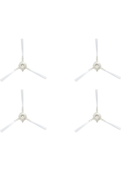 360 S6 Süpüren Robot Vakum Süpürge Yedek Için 4x Yan Fırça Yedek Parçaları (Yurt Dışından)