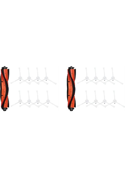 2x Lydsto W2 All-In-One-One-One-One-One-One-One-One Robot Robot Vakum Temizleyici Parçalar Ana Fırça Yan Fırçası (Yurt Dışından)