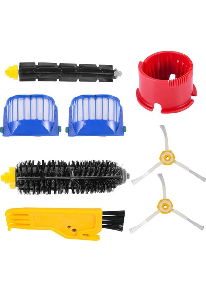 2 Set Hepa Filtre Irobot Roomba Için Ana Yan Fırça 600 Serisi 601 610 620 630 631 650 651 655 660 585 Robot (Yurt Dışından) fiyatları