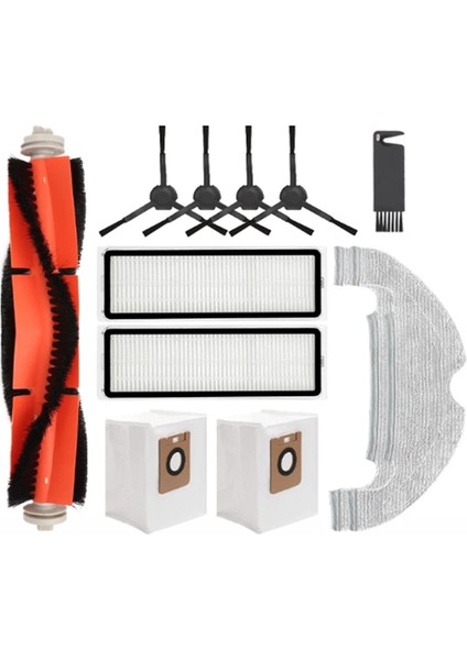 12PCS Xiaomi Dreame Bot D10 Için Aksesuar Kiti Plus RLS3D L10PLUS/Z10PRO Vakum Ana Yan Fırça Filtre Toz Torbası Mop Rag (Yurt Dışından) fiyatları
