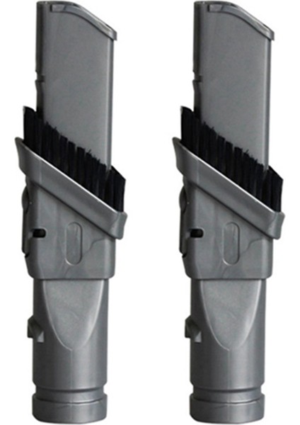 2x Düz Nozul Fırçası Dyson V6 DC30 DC34 DC52 DC72 Vakum Süpürge Yedek Parçalar Aksesuarları 2 Arada 1 Fırça (Yurt Dışından)