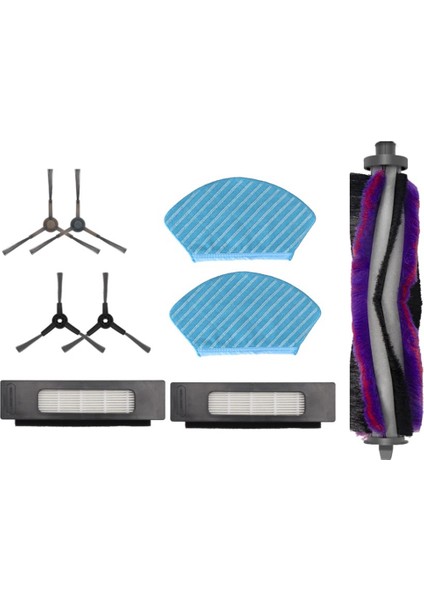 9 Adet Mıdea M7 / I10 / M71CN / M7PRO / M7MAX Vacum Searruper Ana San Fırch Hepa Filtre Mop Bezi Için 9 Adet Yedek Parçalar (Yurt Dışından)