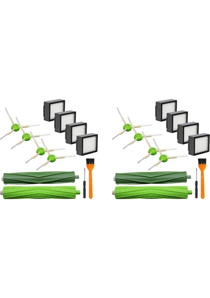 24 Paket Yedek Filtre Yan Fırçası Irobot Oda Başka I7 I7+ I7 Plus E5 E6 Vakum Süpürge Se (Yurt Dışından)