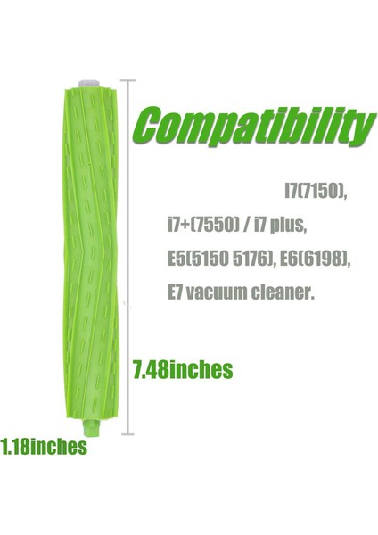 2x Yedek Parçalar Ana Fırça Yan Fırçalar Irobot Odası Için Hepa Filtreleri I7 I7+ E5 E6 Robot Vakum Süpürge (Yurt Dışından) modelleri