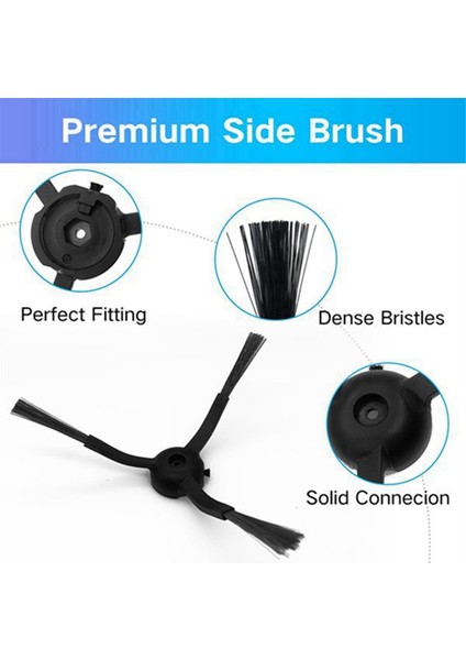 Airrobo T20 Ana Yan Fırça Hepa Filtre Mop Bez Toz Torbası Aksesuarları Yedek Yedek Parçalar (Yurt Dışından) modelleri