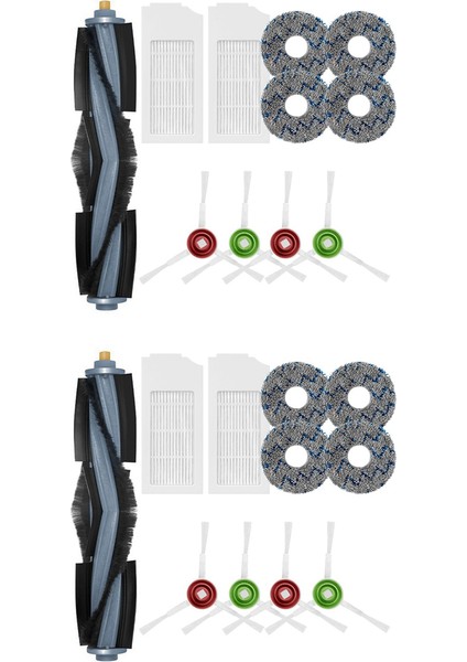 2 Ecovacs Için Set Deebot T10/T10 Turbo Parçalar Hepa Filtre Ana Yan Fırça Mop Pad Robot Vakum Süpürge Yedek Aksesuar (Yurt Dışından) fiyatları