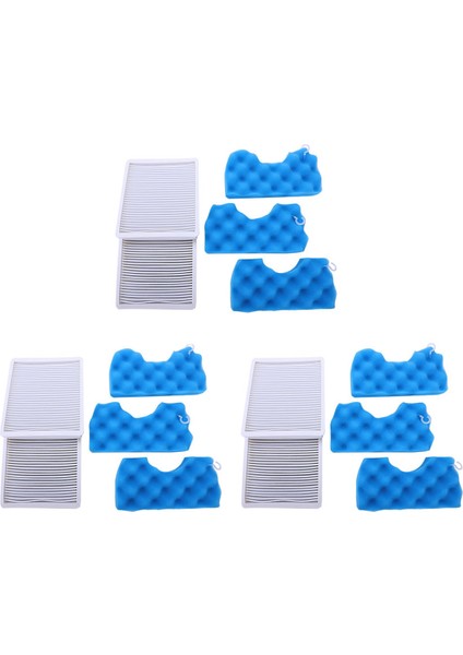 6x Vacuma Seğrici Toz Filtre Hepa Filtre + Samsung SC4300 SC4470 Beyaz VC-B710W Için 9xset Filtre Pamuklu (Yurt Dışından)