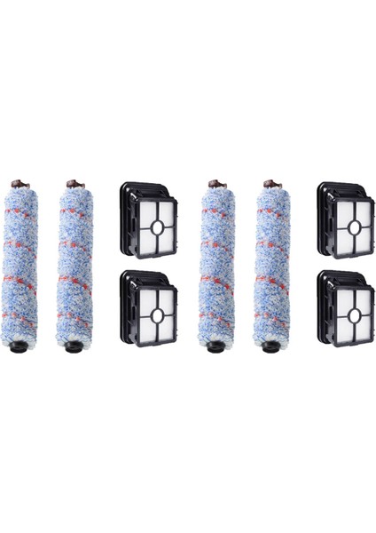 Bissell Için 4x Yedek Silindir Fırçası Hepa Filtresi 1866 1868 1926 1785 Crosswave Islak ve Kuru Vakum Süpürgeler Aksesuarları (Yurt Dışından)