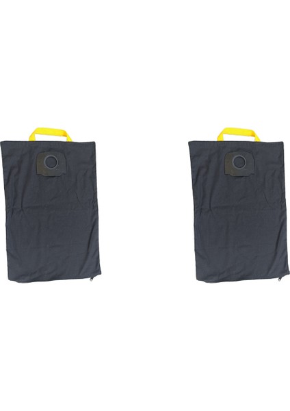 2x Vakum Süpürge Parçaları Bez Toz Torbası Yıkanabilir Filtre Çantası Karcher Wd4 Wd5 Wd6 Premium Vakum Süpürge Parçaları Siyah (Yurt Dışından)