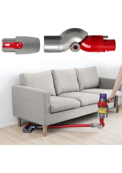 2x Dyson V7 V8 V11 V11 V11 Hızlı Serbest Bırakma Üst Adaptör Aracı Alt Adaptör 967762-01 Yedek Aksesuarlar (Yurt Dışından) indirimleri