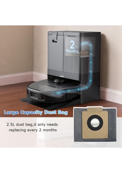 11PCS Eufy X10 Pro Omni Robot Vakum Için Yedek Kit - Ana Fırça, Yan Fırçalar, Mop Kumaşları, Toz Torbası, Filtre (Yurt Dışından) fırsatları