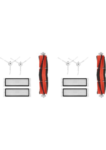 2set Vacuma Seerleyici Ana Fırch Filtreleri Sıde Fırçaları Xiaomi Roborock Robot Vakum Süper (Yurt Dışından)