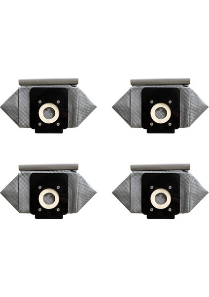 4x Hanehalkı Elektrikli Temizleyici Aksesuarları Çöp Torbaları Yıkanabilir Dokunmayan Torba Toz Çantası (Yurt Dışından)