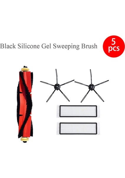 10 Set Yedek Parçaları Xiaomi Roborock S5 Max S6 S60 S5 S50 T6 Mop Siyah Yan Fırça Aksesuarları (Yurt Dışından) fiyatları