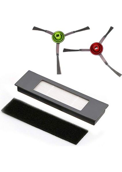 2 Ecovacs Için Set Deebot Ozmo 950 Robot Vakum Temizleyici Aksesuarlar: 1 Set Yan Fırça ve 1 Set Hepa Filtresi (Yurt Dışından) indirimleri