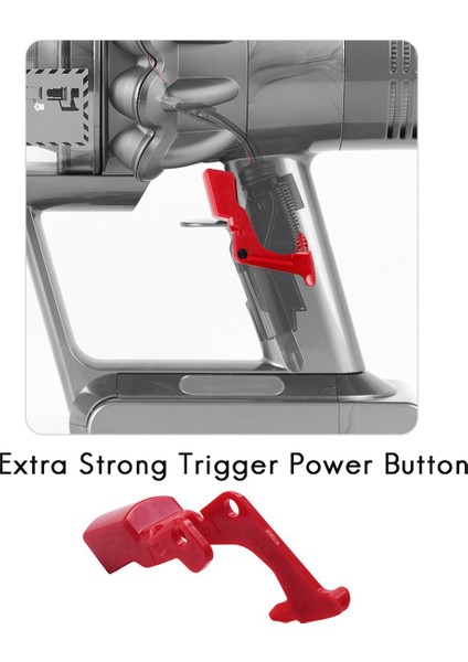 10PCS Dyson V10 V11 Vakum Süpürücü Süpürücü Için Ekstra Güçlü Tetik Güç Düğmesi Anahtarı Ev Temizliği Için Değiştirin (Yurt Dışından) indirimleri