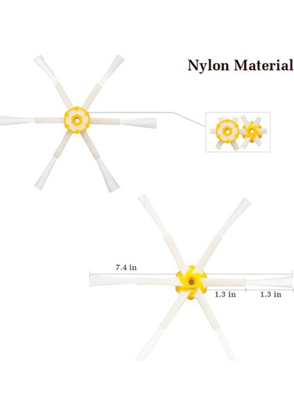 2set Merkez Silindir Yan Fırça Irobot Roomba Için Hepa Filtresi 600 Serisi 605 606 616 620 650 655 660 676 (Yurt Dışından) indirimleri