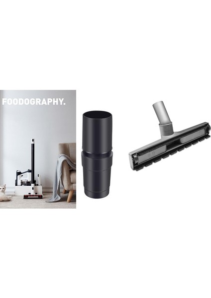 2 Pc Vakum Temizleyici Aksesuarları: 1 Pcs Hortum Dönüşüm Tüpü Konektör Eklemi ve 1 Pcs Zemin Fırça Temizleyici Fırça Başlığı (Yurt Dışından) indirimleri