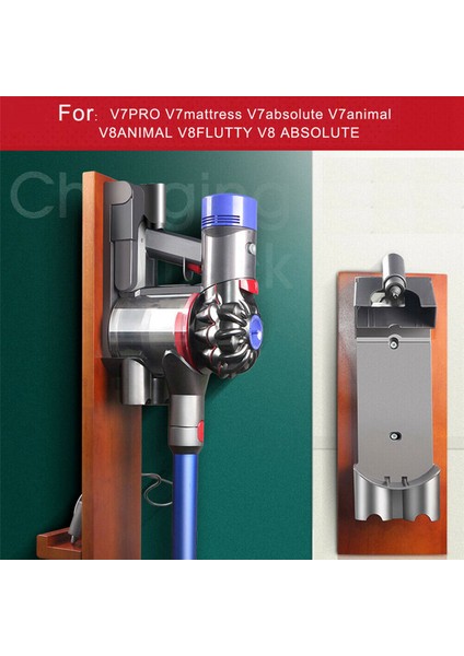 3x Vakum Süpürge Yerleştirme Istasyonu Dyson V7 V8 Duvara Bağlı Aksesuarlar Için Uyumlu Kablosuz Şarj Cihazı Braketi (Yurt Dışından) indirimleri
