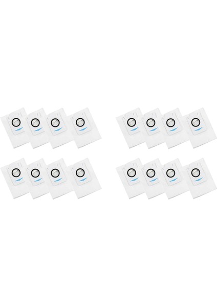 Ecovacs Deebot X1 Plus T10 Plus Ekstraksiyon Istasyonu Için 2x Vakum Süpürge Torbaları, 3.2 L Büyük Kapasiteli Vakum Süpürge Torbaları (Yurt Dışından)