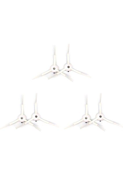 6pcs Robot Vakum Temizleyici Yan Fırça Baş Aksesuarları Xiaomi Yedek Parçaları (Yurt Dışından)