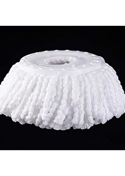 360 ° Spin Sihirli Paspas-Mikrofiber Yedek Paspas Başlık Şekli Standart Boyut (Beyaz-6 Paketi) Için Paspas Mikro Kafası Yeniden Doldurma (Yurt Dışından) modelleri