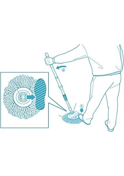 360 ° Spin Sihirli Paspas-Mikrofiber Yedek Paspas Başlık Şekli Standart Boyut (Beyaz-6 Paketi) Için Paspas Mikro Kafası Yeniden Doldurma (Yurt Dışından) indirimleri