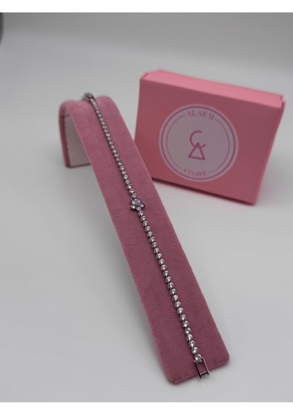 925 Ayar Gümüş Lotus Su Yolu Bileklik , Pembe ve Mor Lotus Su Yolu Bileklik , Çiçekli Bileklik fırsatları