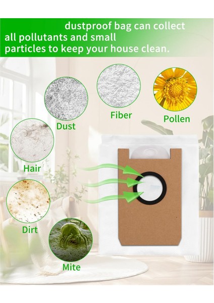Airrobo T20 Toz Torbaları Yedek Parçalar Için Vakum Süpürge Torbaları (Yurt Dışından) fırsatları