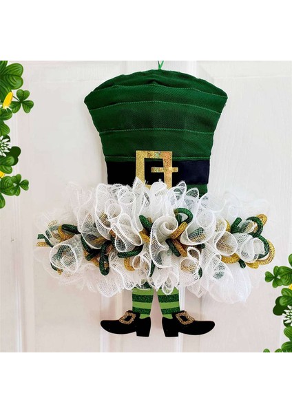 8 Rulo St. Patrick Günü Poli Örgü Şeridi, Yeşil Beyaz Kablolu Kenar Şeridi 10 Inç x 30 Feet Poli Deco Mesh Şeridi (Yurt Dışından) fırsatları