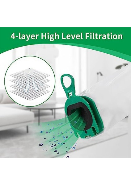 Vorwerk Kobold VB100 Fp Için 24X Vakum Temizleyici Torbalar 6 Motor Koruma Filtresi ile 100 Filtre Torbaları Toz Torbaları (Yurt Dışından) indirimleri