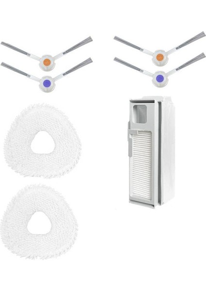 Yedek Parça Kiti Narwal J4 J4 Lite Robot Vakum Temizleyici Yan Fırça Paspas Pedleri Toz Torbası Entegre Filtre (Yurt Dışından)